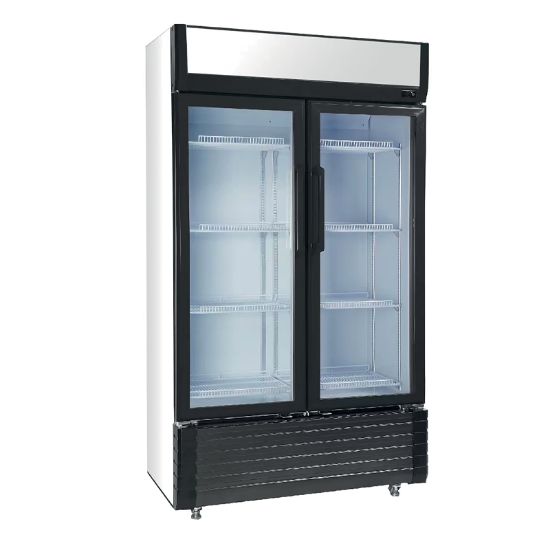 Armoire réfrigérée positive 2 portes battantes vitrées 610 L (XLS-620WG.2)