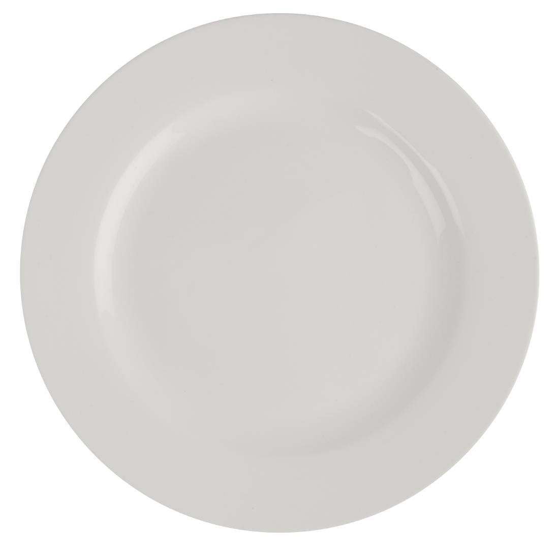 Assiettes Rondes À Bord Large Olympia Lumina 200mm (lot de 6) — CD623
