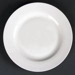 Assiettes Rondes À Bord Large Olympia Lumina 200mm (lot de 6) — CD623