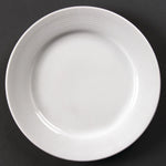 Assiettes à bord large Olympia Linear 200mm (lot de 12) — U090