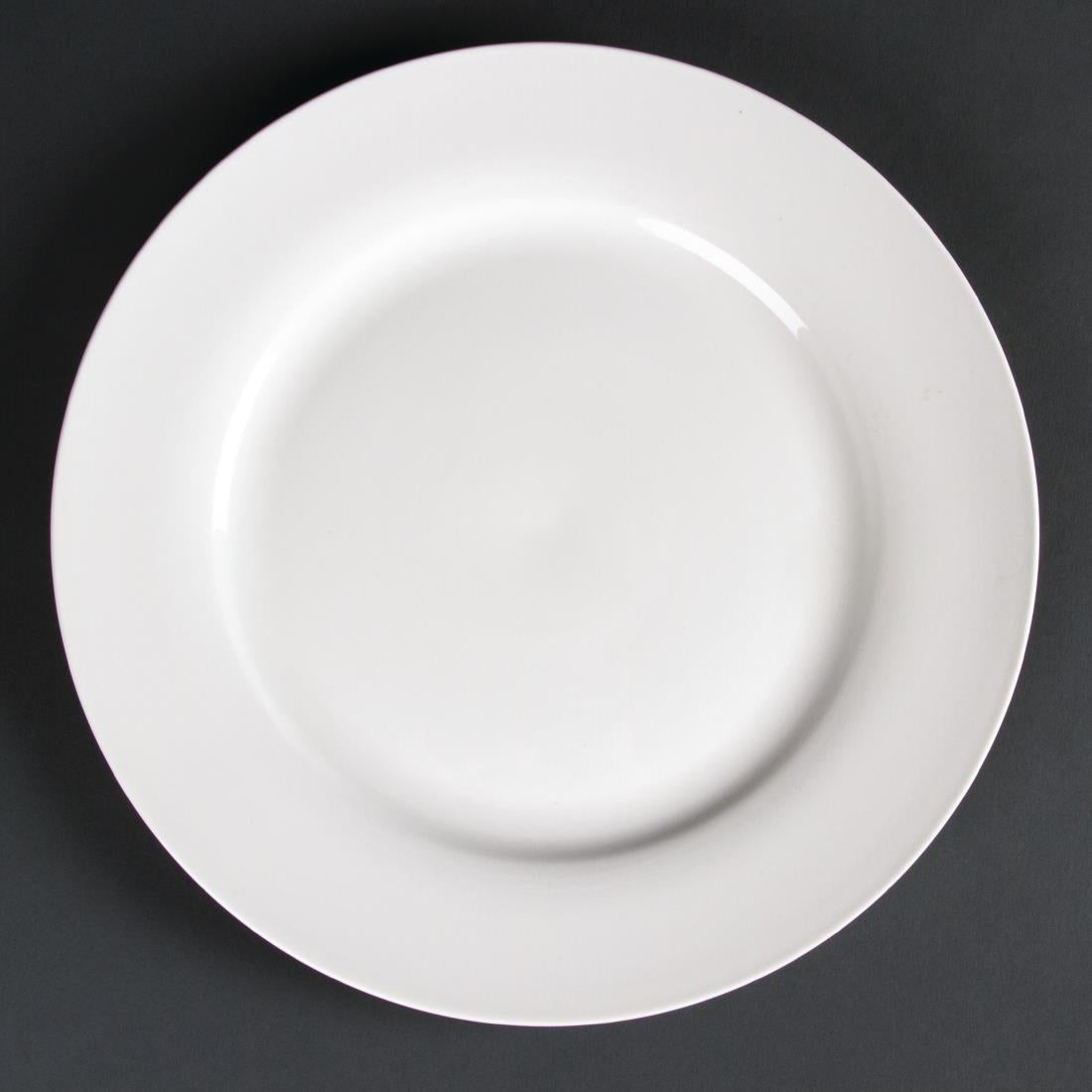 Assiettes Rondes À Bord Large Olympia Lumina 270mm (lot de 4) — CD625