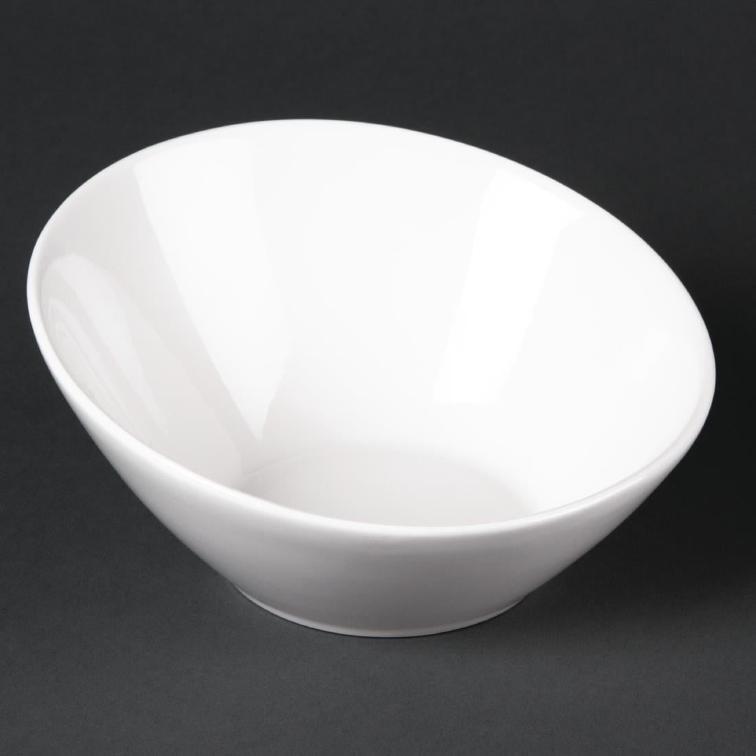 Bols Inclinés Ovales Olympia Lumina 250ml (lot de 6) — CF383