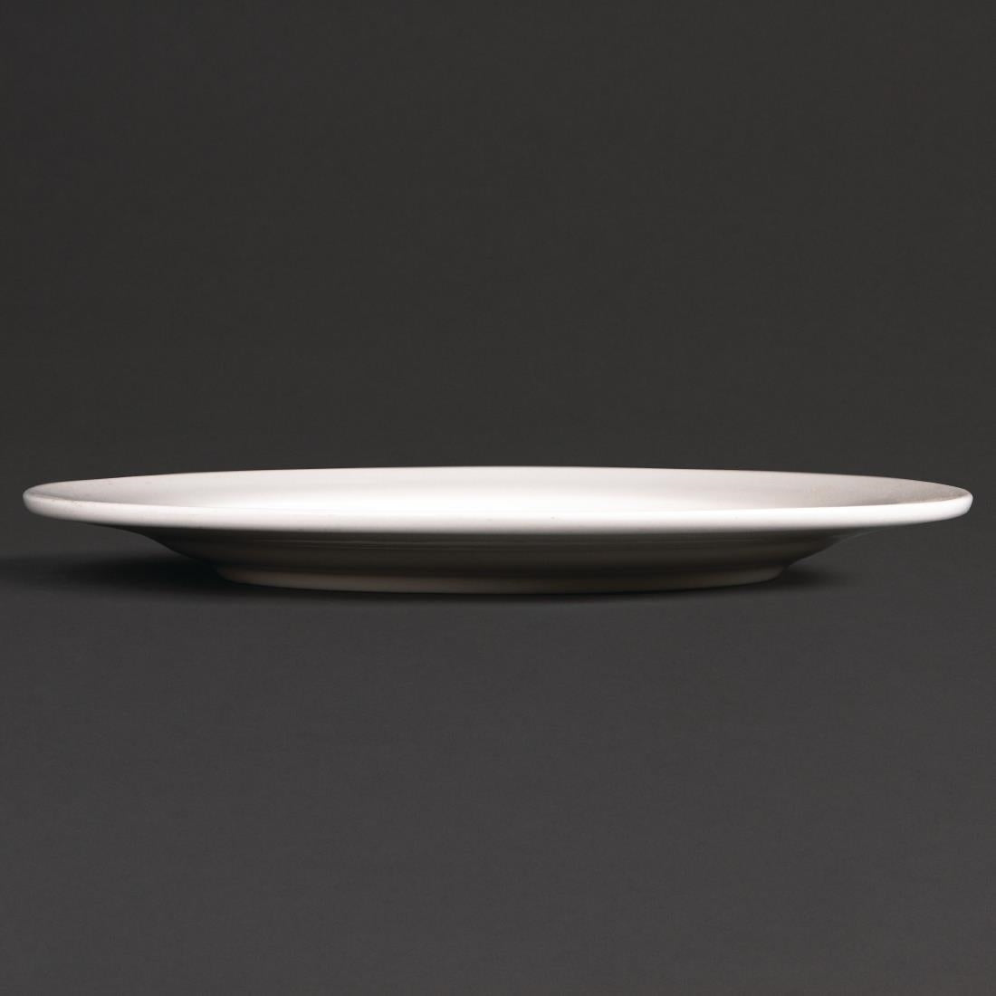 Assiettes Rondes À Bord Large Olympia Lumina 200mm (lot de 6) — CD623