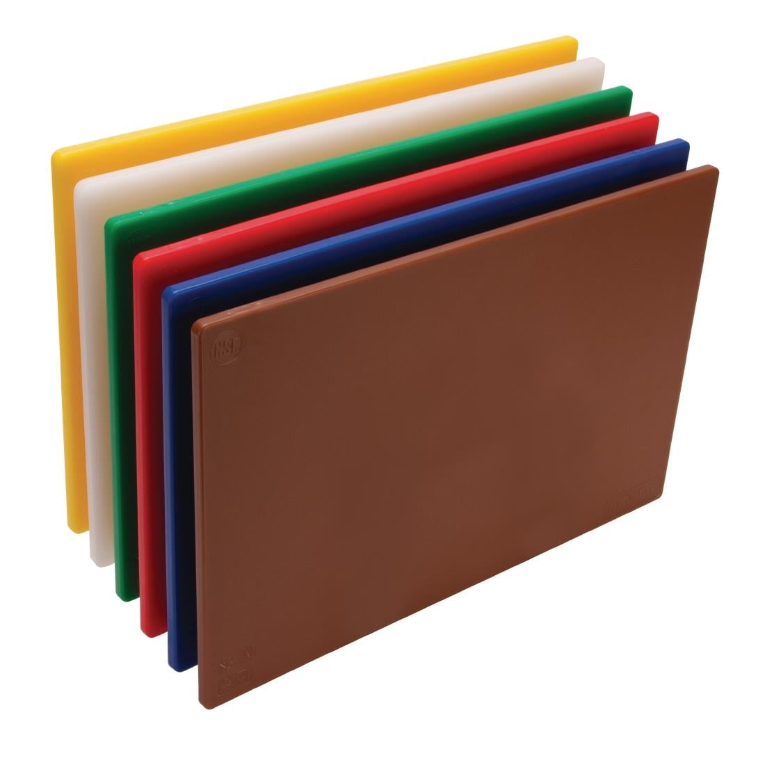 Lot de 6 planches à découper basse densité Hygiplas — W356