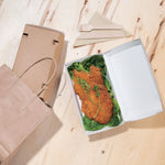 Grandes boîtes kraft avec couvercle à charnière compostables Fiesta Compostable 204mm (lot de 100) — FB667