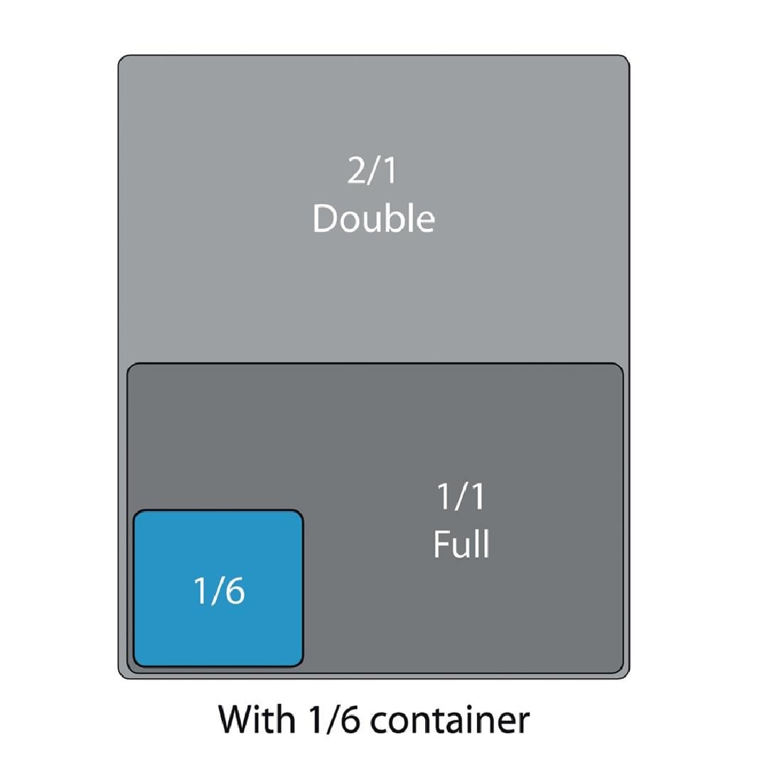 Couvercle hermétique GN 1/6 Cambro en polypropylène — DM757