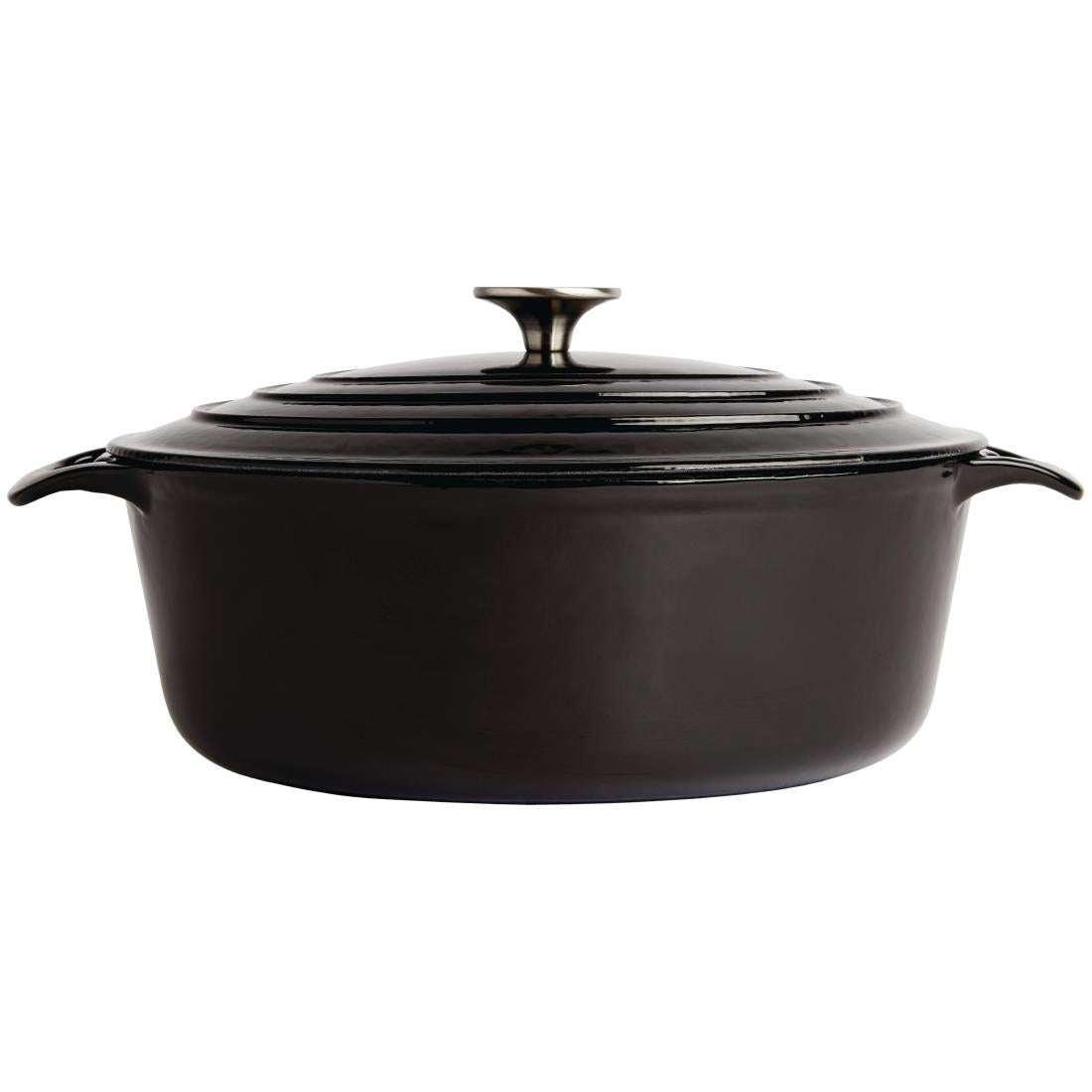 Grande cocotte ovale noire Vogue 6L — GH310