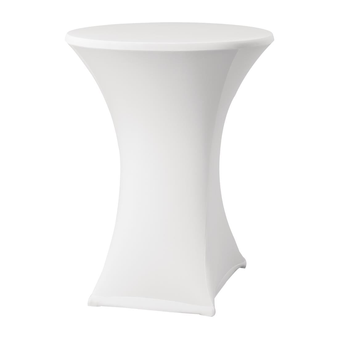 Housse de table extensible Samba blanche D2 — DK577
