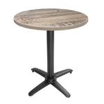 Pied de table basculant en aluminium noir Bolero — GP773