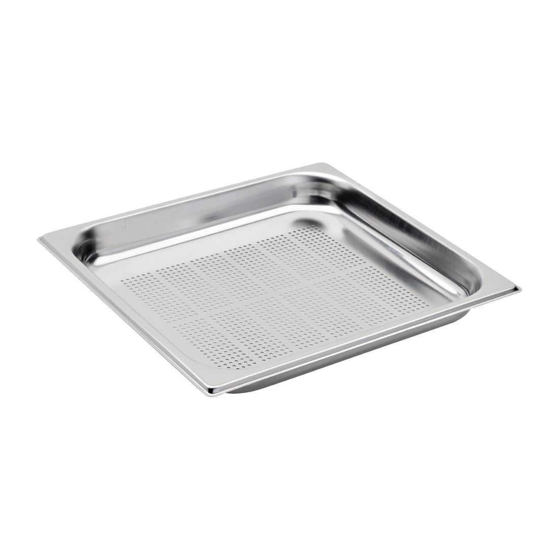 Bac inox perforé GN 2/3 Gastro M profondeur 65mm — DA746
