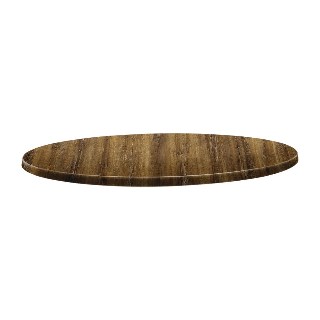 Plateau de table rond Topalit Classic Line 70cm atacama cherry — DR928