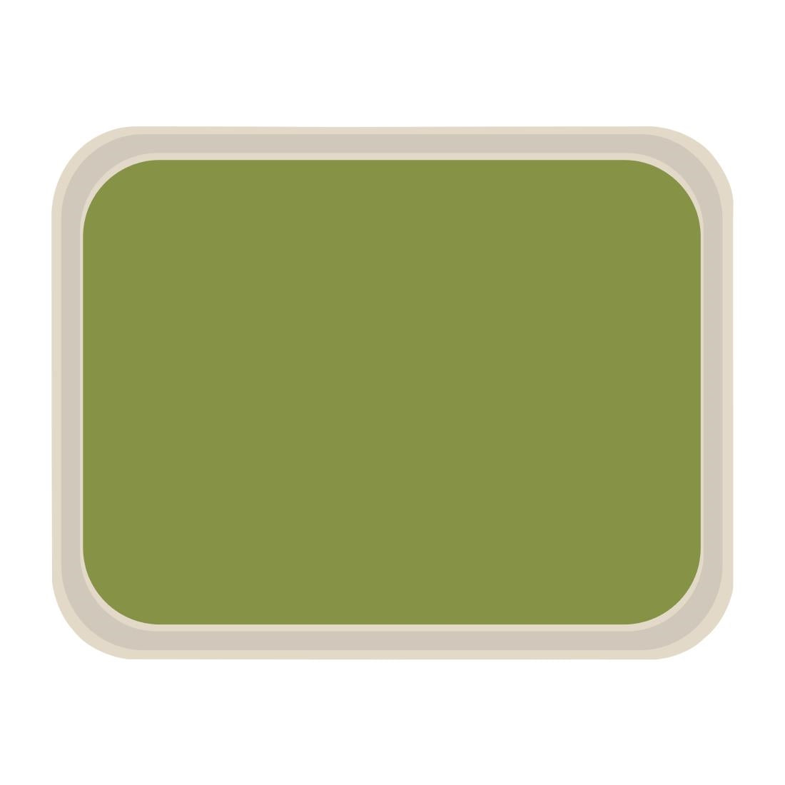 Plateau de service en polyester Roltex America 460 x 360mm vert — DS088