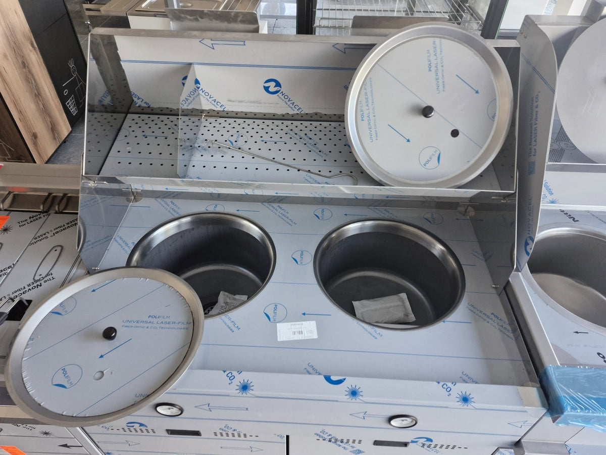 Gasfriteuse Sofinor Type Défi – 2 ronde kuipen | Showroommodel