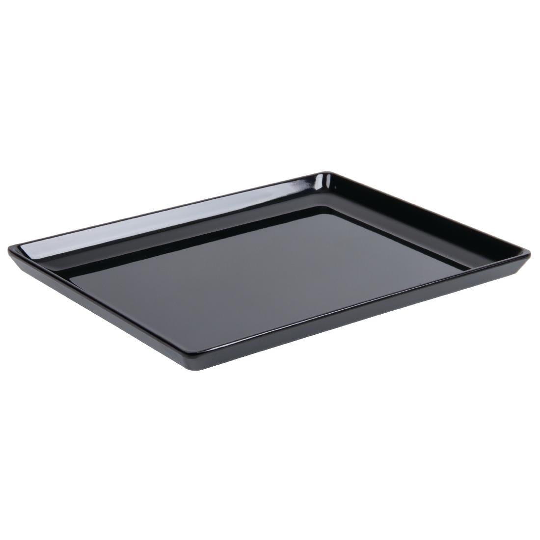 Plateau en mélamine APS Float noir GN 1/2 — GF077