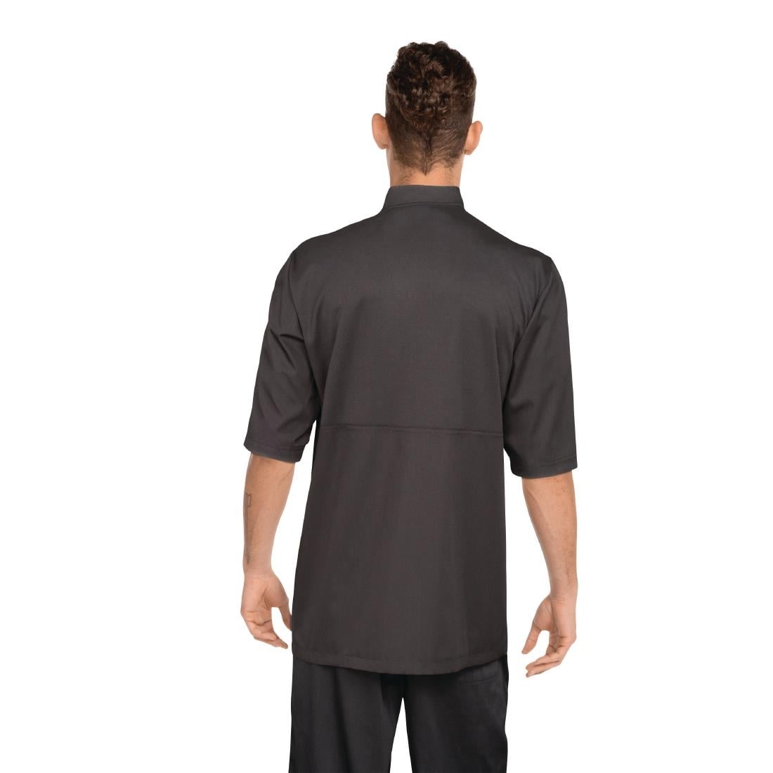 Veste de cuisine mixte Cool Vent Chef Works Montreal noire M — B054-M