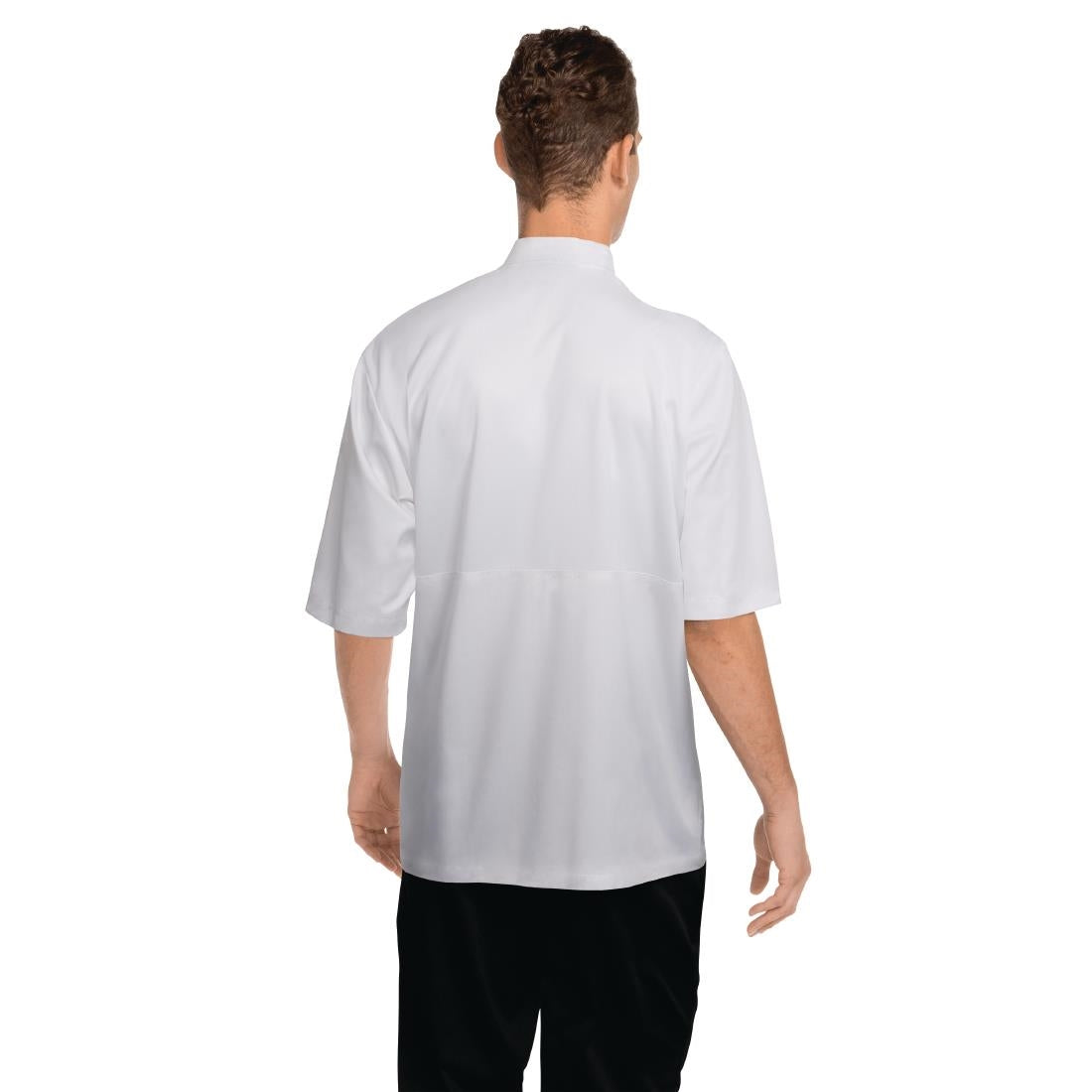 Veste de cuisine mixte blanche Chef Works Montreal Cool Vent L — A914-L