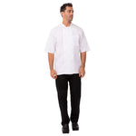 Veste de cuisine mixte blanche Chef Works Montreal Cool Vent L — A914-L