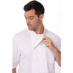 Veste de cuisine mixte blanche Chef Works Montreal Cool Vent L — A914-L