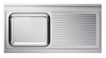 700 évier 1 à gauche 1400 — Combisteel 7013.1140