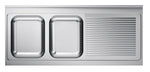 700 évier 2 à gauche 1600 — Combisteel 7013.1160