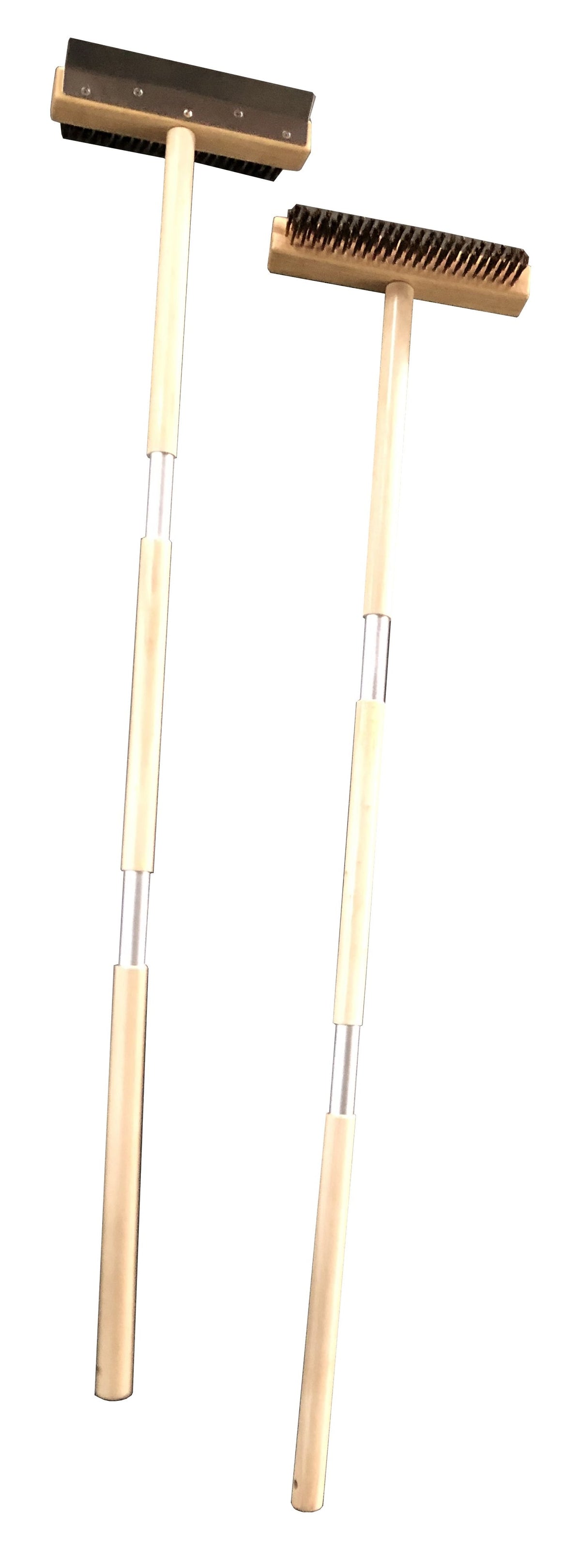 Brosse à pizza avec grattoir poignée en bois 25-120 — Combisteel 7013.1855