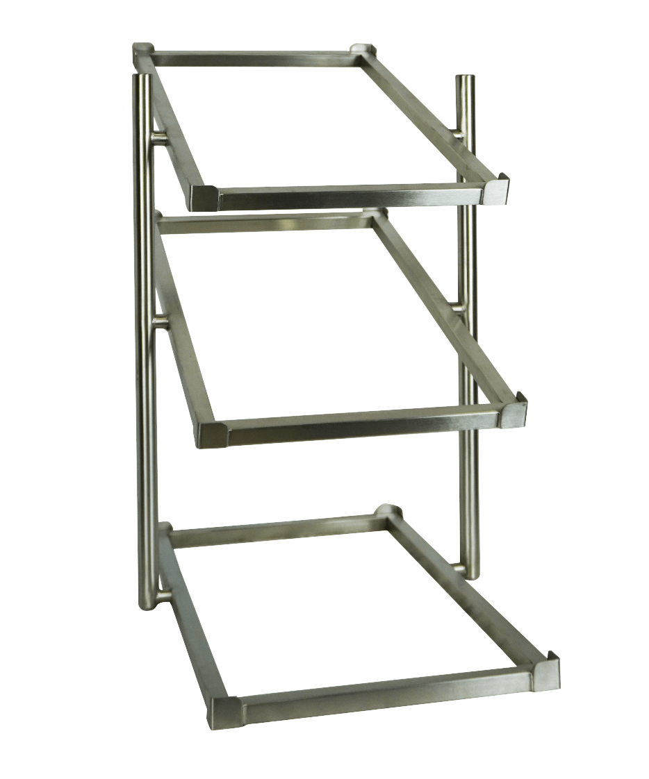 Corbeille à pain étagère 3 haut modèle etrier incl. paniers — Combisteel 7013.2305