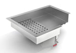 Bac à glace pilée intégré 1/1 GN — Combisteel 7013.2720