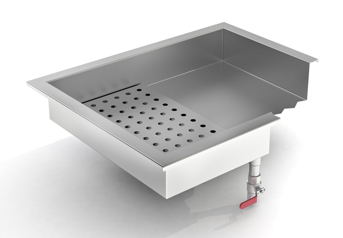 Bac à glace pilée intégré 3/1gn — Combisteel 7013.2730