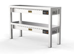 Étagère chauffante en céramique 2 niveaux 1400 8 heaters of 250w — Combisteel 7020.0740