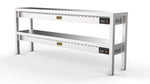 Étagère chauffante en céramique 2 niveaux 1800 10 heaters of 250w — Combisteel 7020.0750