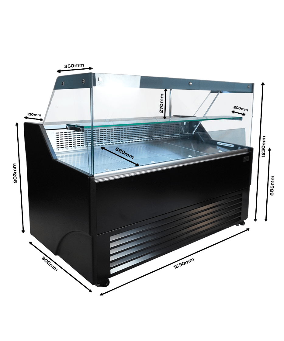 Vitrine réfrigérée wesley 1.5 — Combisteel 7090.0090