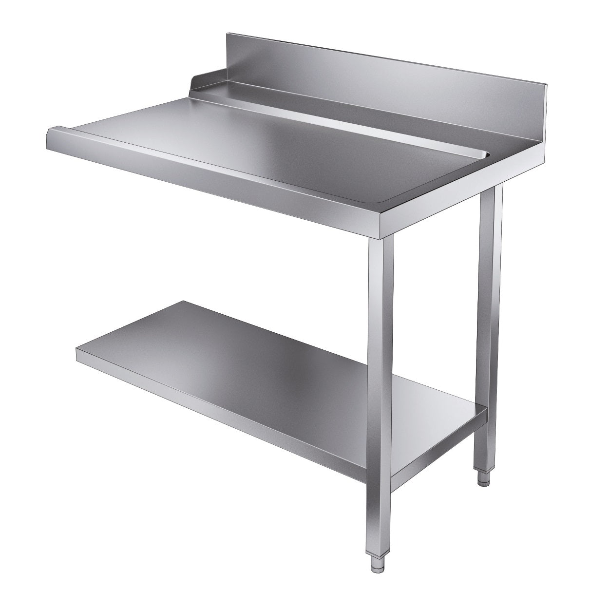 Table d'écoulement étagère 1100 à droite pour 7280.0045-0046 — Combisteel 7106.0040
