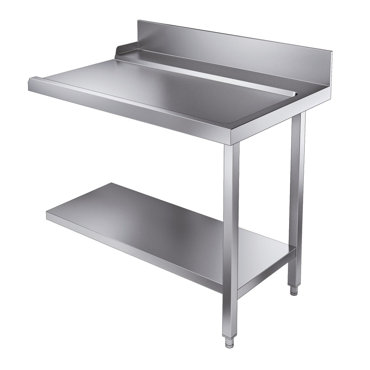 Table d'écoulement étagère 1100 à droite pour 7280.0045-0046 — Combisteel 7106.0040