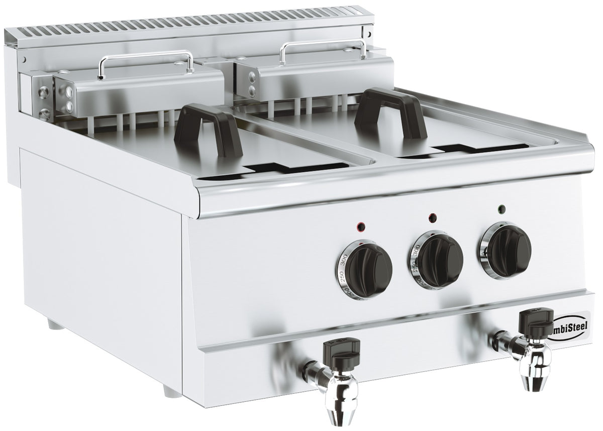 Base 600 friteuse électrique 2x10 L — Combisteel 7178.0095