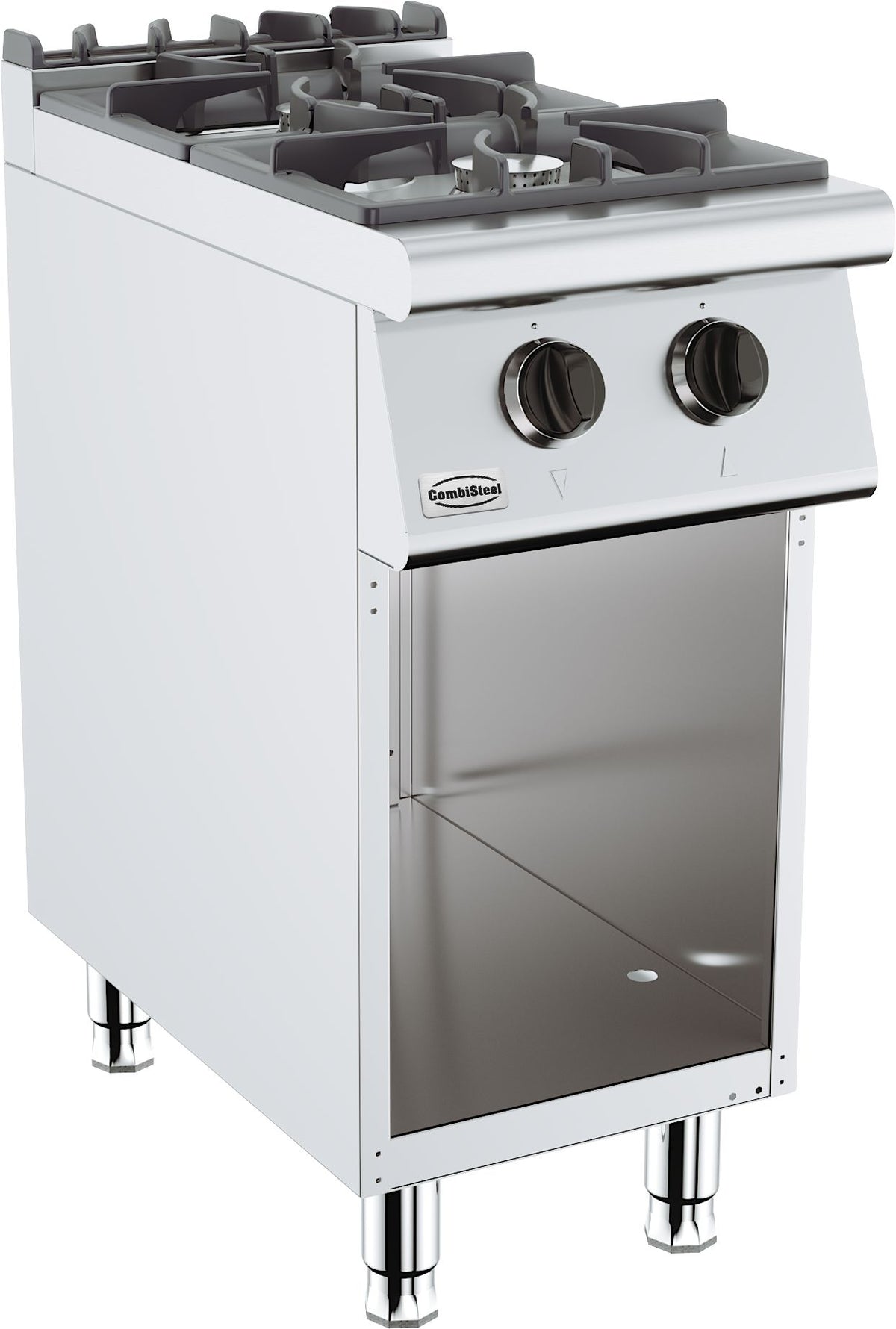 Base 700 cuisiniere a gaz 2 br. — Combisteel 7178.0400