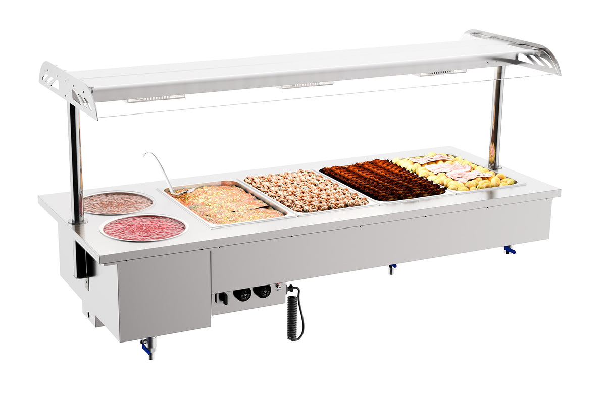 Drop-in bain-marie avec bols 4/1 — Combisteel 7178.2080