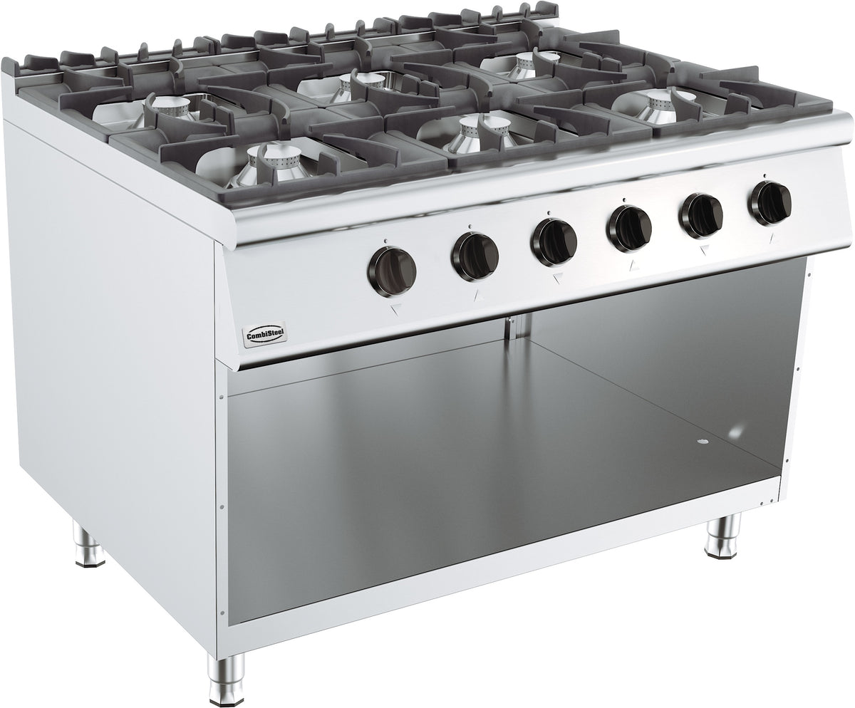 Base 900 cuisinire a gaz 6 br. — Combisteel 7178.3010