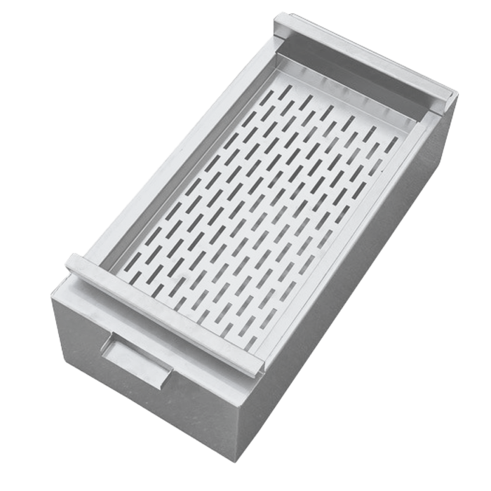 Base 700/900 bac de vidange d'huile avec filtre — Combisteel 7178.9105