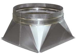 Adapteur carré en rond ø 350 — Combisteel 7222.0535