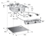 Friteuse él. 2x10 L — Combisteel 7266.0075