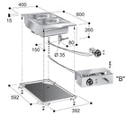 Element de bain-marie — Combisteel 7266.0090