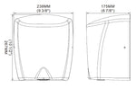 Sèche-mains hd-15 — Combisteel 7270.0025