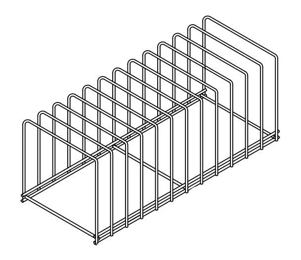 Plaque de support en acier inox 12 — Combisteel 7280.0135
