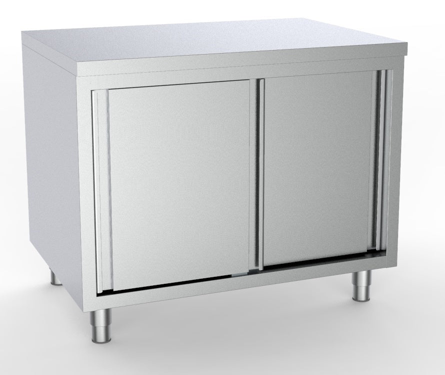 600 plan de travail portes coulisstantes 1000 — Combisteel 7333.0200
