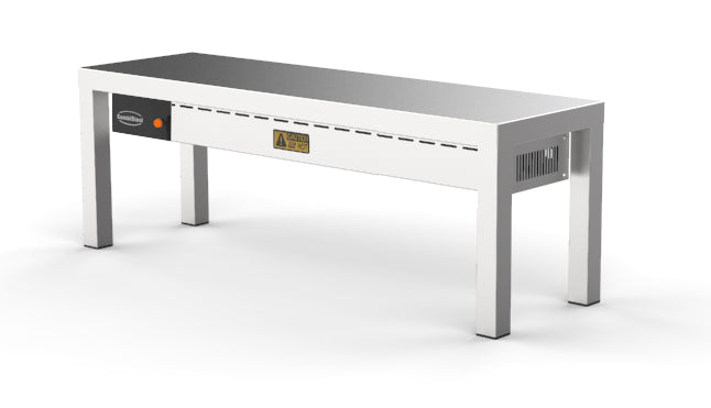 Étagère chauffante en céramique 1 niveaux 1200 3 heaters of 250w — Combisteel 7333.0502