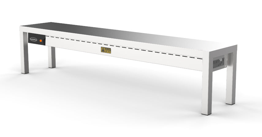Étagère chauffante en céramique 1 niveaux 2000 6 heaters of 250w — Combisteel 7333.0510