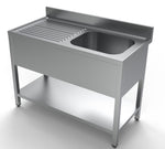 600 bloc-évier étagère 1 à droite 1200 — Combisteel 7333.0805
