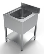 700 bloc-évier étagère 1 centre 600 — Combisteel 7333.0810