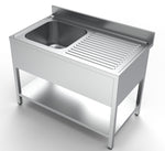 700 bloc-évier étagère 1 à gauche 1200 — Combisteel 7333.0830