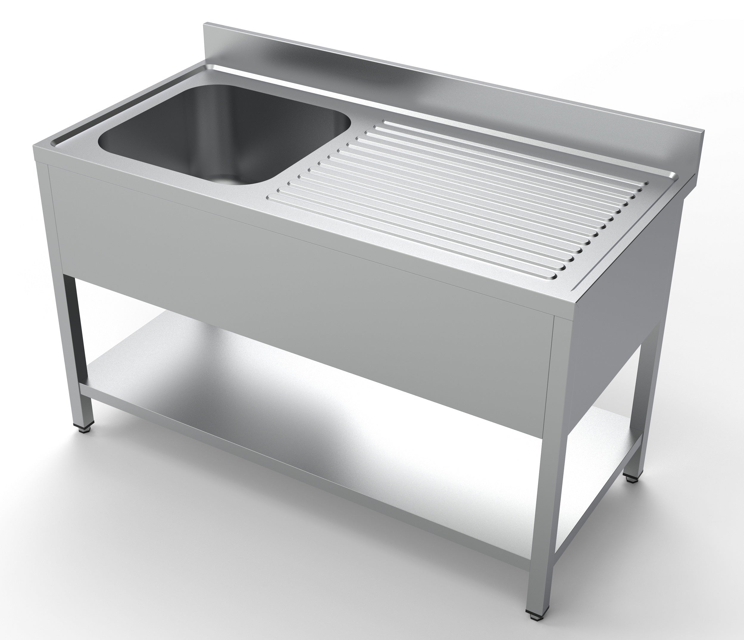 700 bloc-évier étagère 1 à gauche 1400 — Combisteel 7333.0840